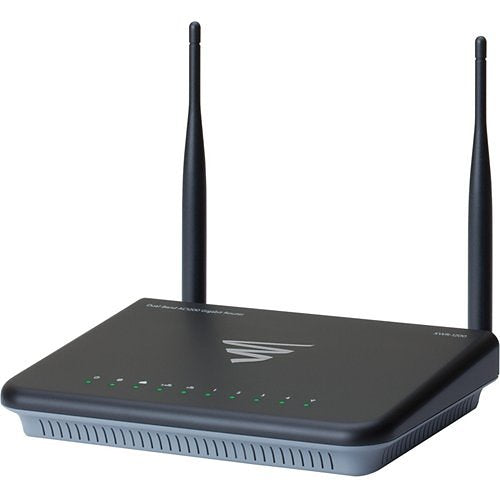 Luxul XWR-1200 Dual-Band WiFi AC1200 Gigabit Router Roam Assist
Black router with antennas on a white background