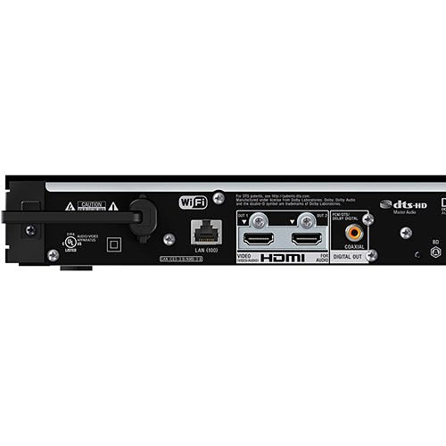 Sony UBP-X800M2 4K Blu-ray Player DTS:X Dolby Atmos Wi-Fi LAN Back