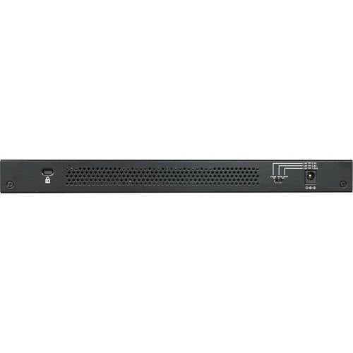 Netgear GS316P 16-Port Gigabit PoE+ Switch 115W FlexPoE
Black electronic equipment on a white background