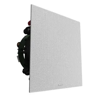 Klipsch PRO16RC 6.5 Inch In-Ceiling Speaker Hi-Fi Audio SecureFit Side View with Grills Full Square