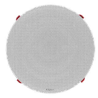 Klipsch PRO16RC 6.5 Inch In-Ceiling Speaker Hi-Fi Audio SecureFit Side View with Grills Rounded