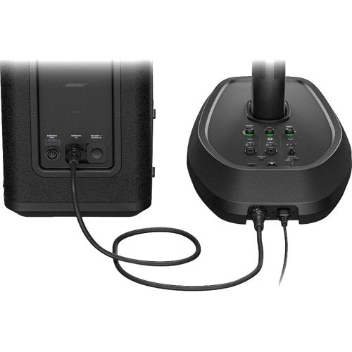 Bose Professional SUB2 L1 PRO 1000W Deep Bass Portable Subwoofer
Two black speakers with wiring on a white background