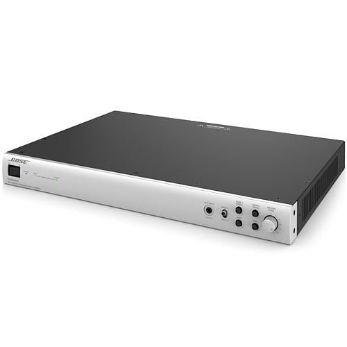 Bose Professional FreeSpace IZA 2120-HZ Commercia Zone Amplifier
Audio interface with black top and silver bottom on a white background