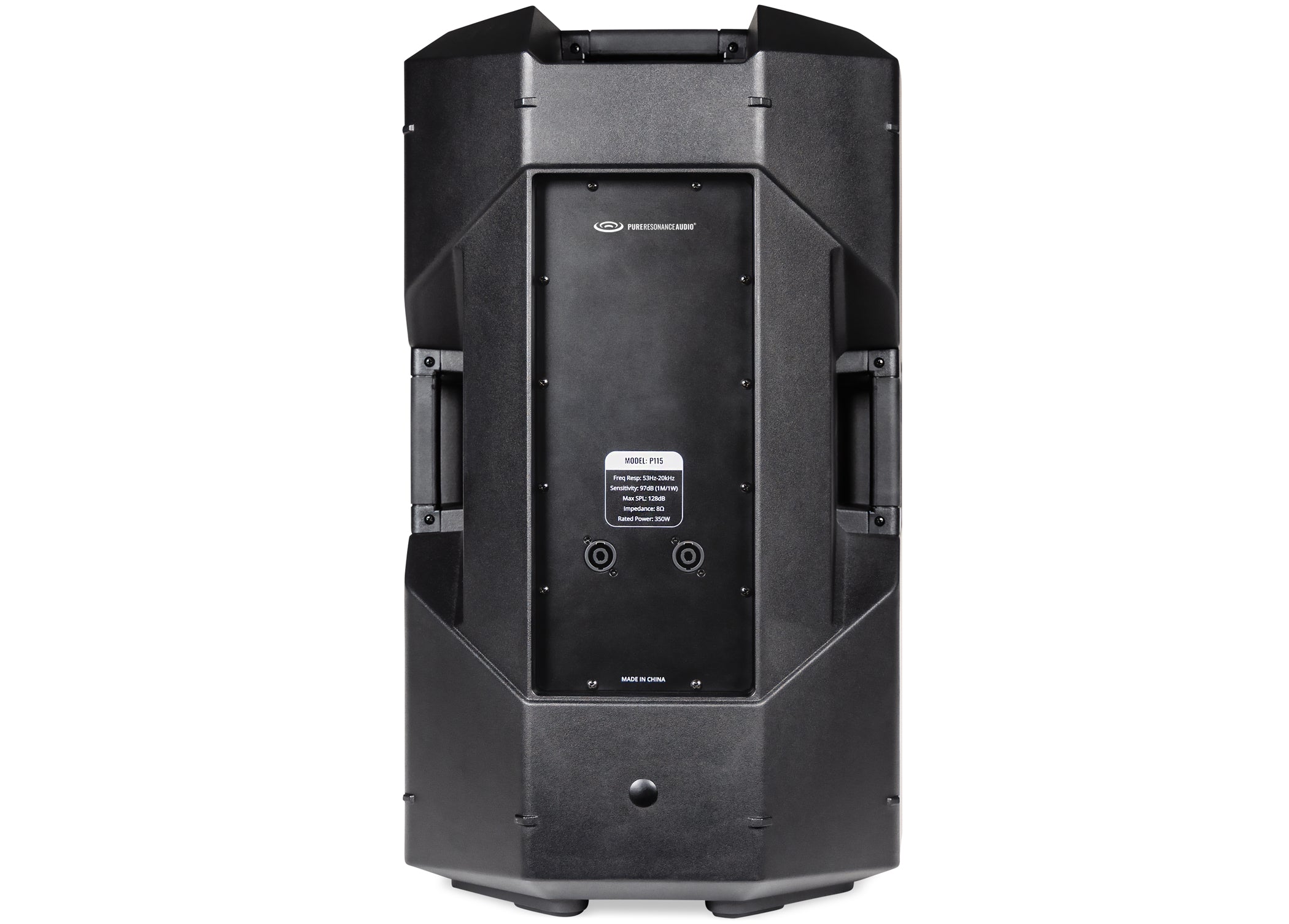 Pure Resonance Audio P115 Passive 15 Inch PA Speaker 350W Output Back View 1