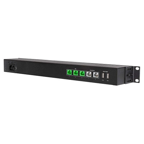 WattBox WB-800-FP 800 Series Faceplate for Rack Mount Power Monitoring back view connectors