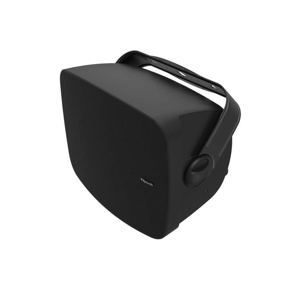 Klipsch RSM-650 6.5 Inch Compact Indoor Outdoor Speaker Pair
Black outdoor speaker on a white background