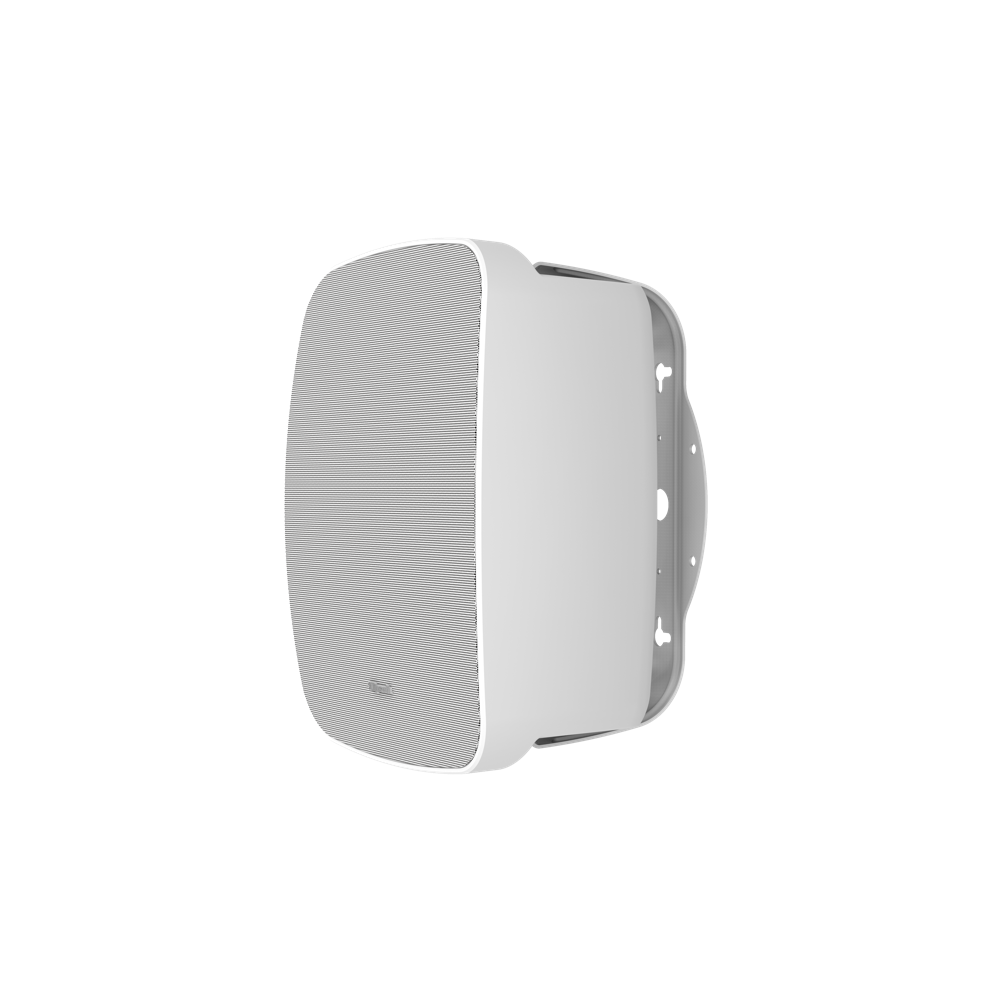 Klipsch RSM-650 6.5 Inch Compact Indoor Outdoor Speaker Pair
White outdoor speaker on a white background