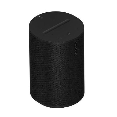 Sonos E10G1US1 Era 100 Rich Bass Smart Stereo Bluetooth Speaker Front Side Angle Black