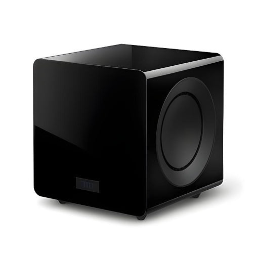 KEF KC92BL Compact Dual 9 Inch 1000W Force Cancelling Subwoofer
Black subwoofer on a white background