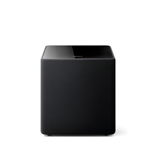 KEF Kube10 MIE 10 Inch Powered Sealed Active Subwoofer 300W RMS
Black Sub cube-shaped object on a white background