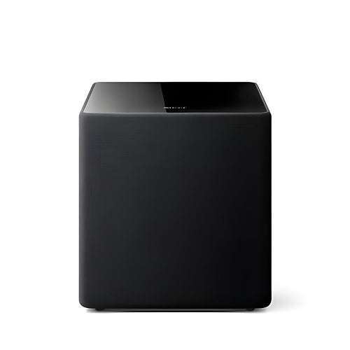 KEF Kube12 MIE 12 Inch Powered Sealed Active Subwoofer 300W RMS
Subwoofer Black cube-shaped object on a white background