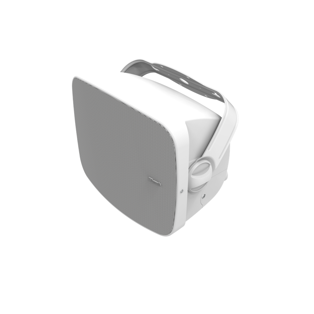 Klipsch RSM-650 6.5 Inch Compact Indoor Outdoor Speaker Pair
White outdoor speaker on a white background