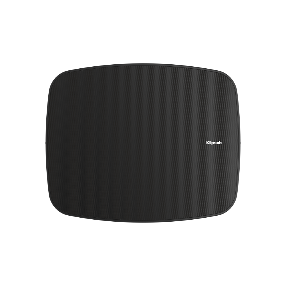 Klipsch RSM-650 6.5 Inch Compact Indoor Outdoor Speaker Pair
Black outdoor speaker with Klipsch logo on a white background