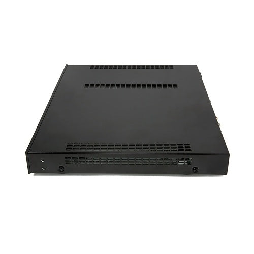 Episode ESA-70V2CH-150W 70V IP Amplifier 150W 2-Channel
Black electronic device with ventilation grilles on a white background