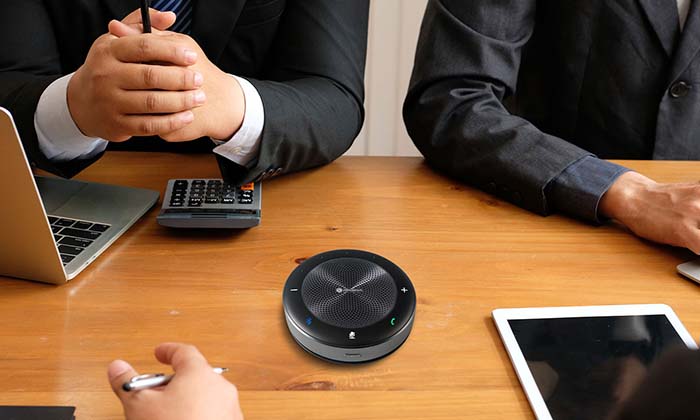 Atlona AT-CAP-SP100 Captivate USB Bluetooth Audio Speakerphone Meeting Room 1