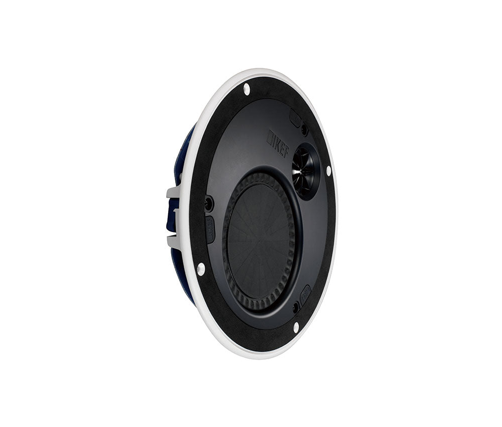 KEF CI160TR Ultra-Slim 6.5 Inch Round In-Ceiling Single Speaker
Speaker driver unit with visible brand logo on a white background