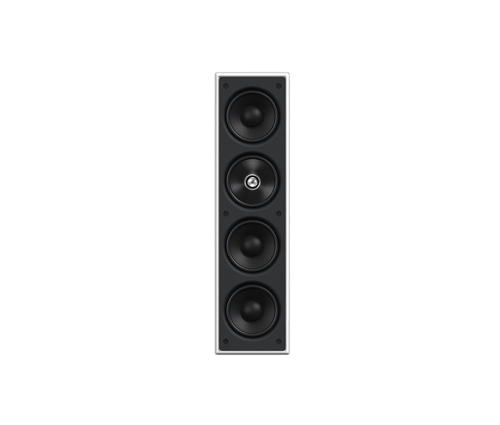 KEF Ci4100QL-THX In-Wall LCR Architectural Single Speaker
Black speaker on a white background