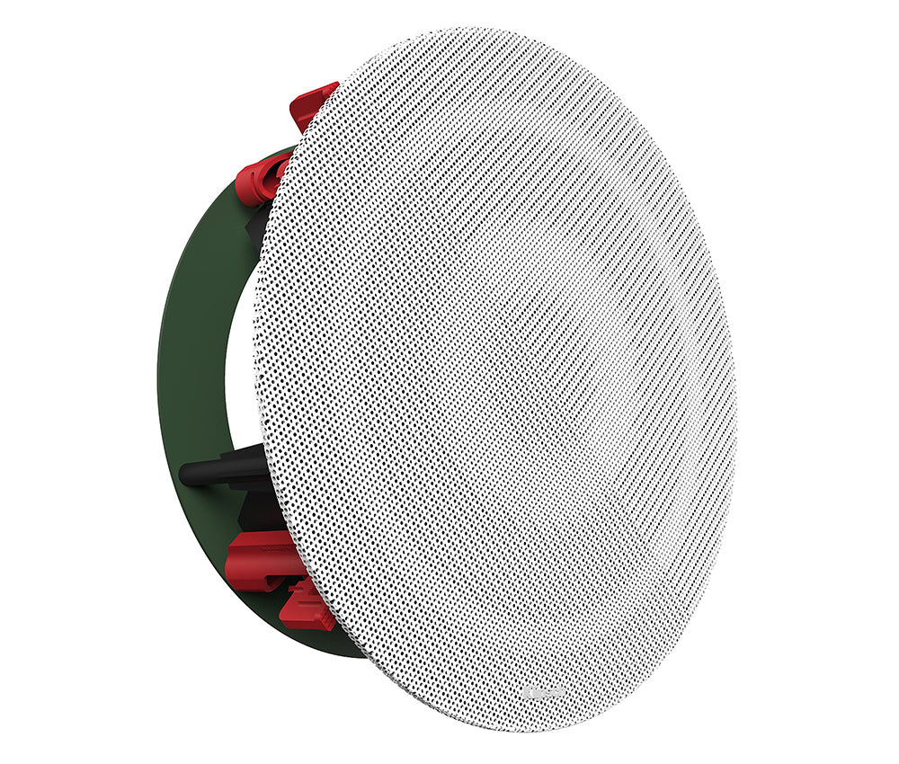 Klipsch DS-160CSM 6.5 Inch In-Ceiling Speaker Dual Tweeter Design
Round white object with a textured surface on a white background