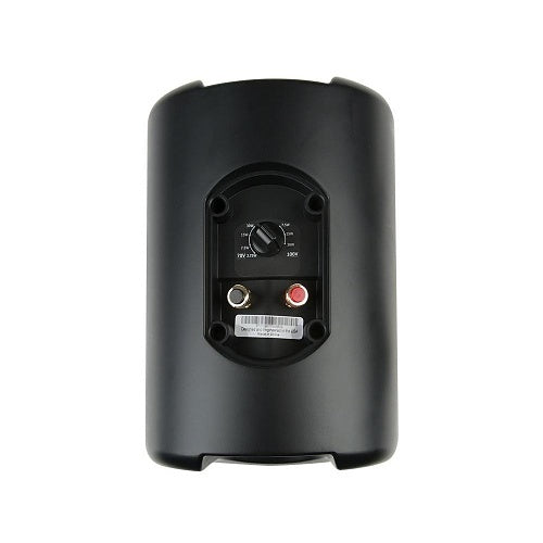 Episode ECS-500-AW70V-4 Surface Mount 4 inch Outdoor Speaker Back view RCA connectors, volume