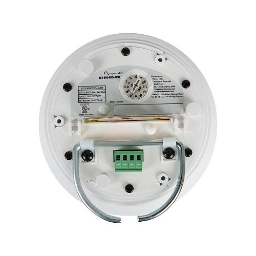 Episode ECS-800-PND4 4 Inch 70V Ceiling Pendant Speaker on a white background