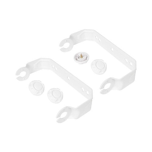 Episode ES-500-AW-6 Outdoor Surface Mount Speaker Pair 6.5 Inch
White curtain brackets on a white background