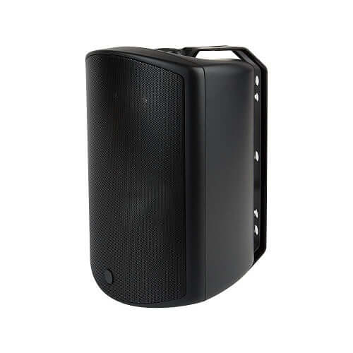Episode ES-500-AW-DVC-6 Outdoor 6.5 Inch DVC Stereo Speaker Front View Black Speaker