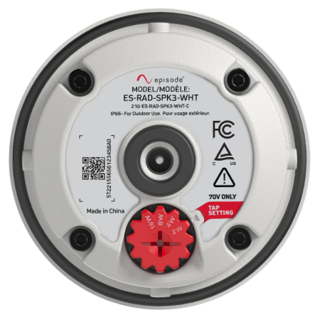 Episode ES-RAD-SPK3 Outdoor Radiance Speaker Weatherproof
