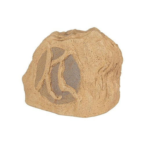 Episode Outdoor Rock Speaker 6.5 Inch Woofer All-Weather Audio Sandstone Side Angle View
