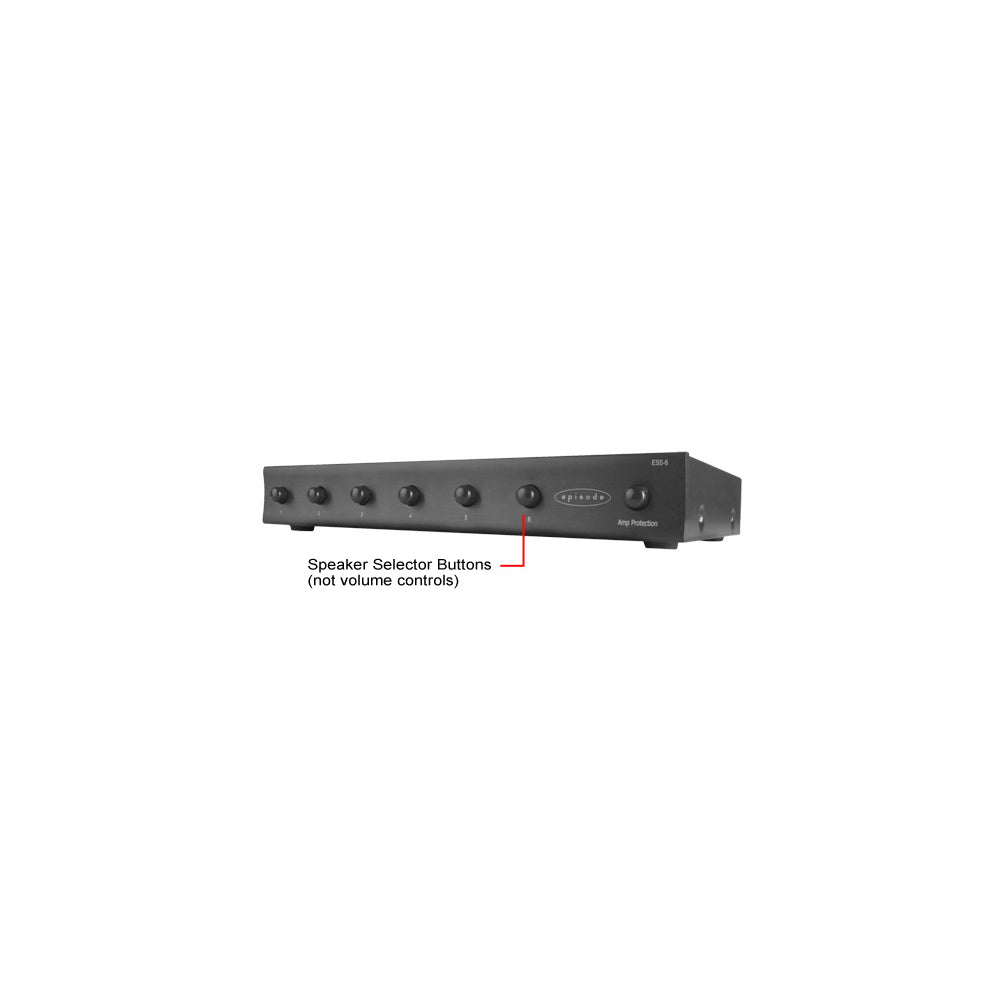 Episode ESS-6 Speaker Selector 6 Pairs Amp Protection Multi Room