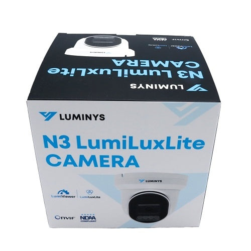 Luminys N3 LumiLuxLite camera packaging on a white background