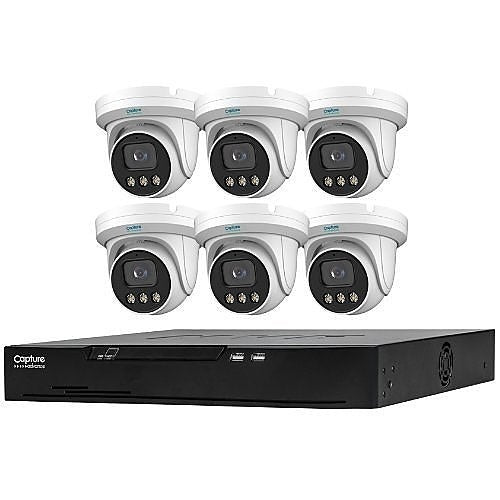 Capture Advance R2-IP8CFCLK 7-Piece 4MP PoE Kit 8CH NVR 2TB