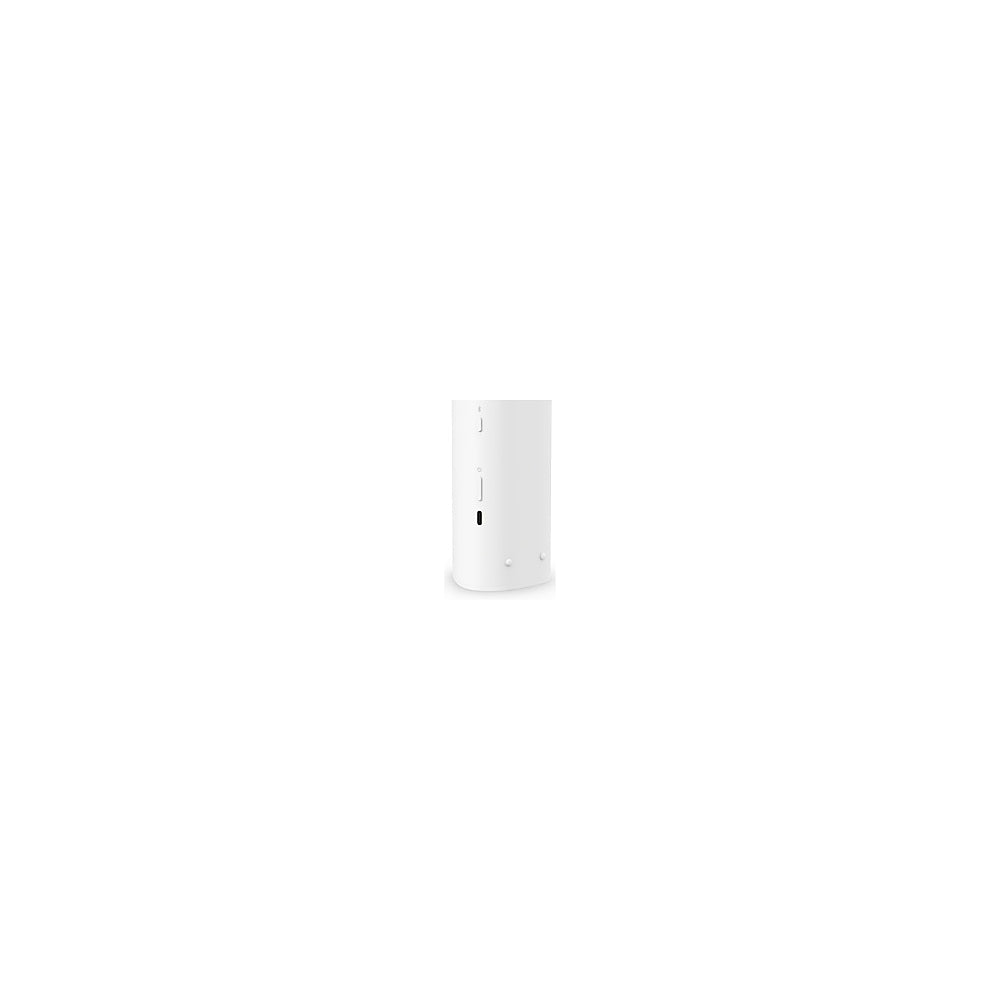 Sonos Roam 2 Portable Bluetooth Waterproof Smart Wireless Speaker
A white cylindrical electronic device, possibly a smart home hub or router, shown from a side angle on a plain white background.