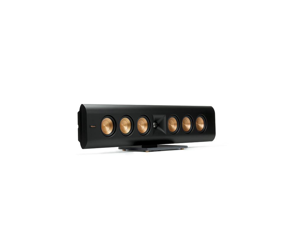 Klipsch RP-640D Reference Premiere On-Wall 2-Way Slim Speaker
Black audio speaker with multiple cones on a white background