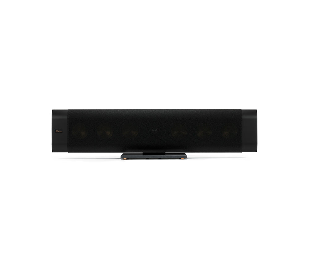 Klipsch RP-640D Reference Premiere On-Wall 2-Way Slim Speaker
Black soundbar on a white background