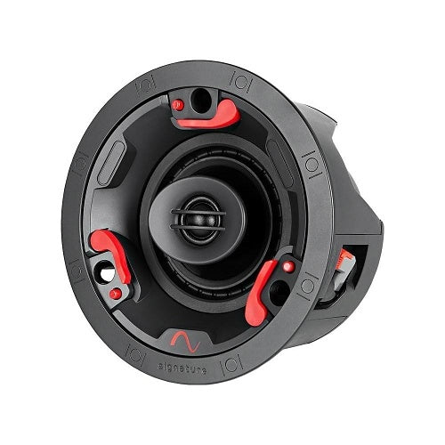 Episode Signature SIG-34-IC 4 Inch In-Ceiling Speaker
speaker with red accents on a white background