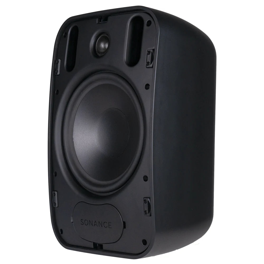 Black Sonance speaker on a white background