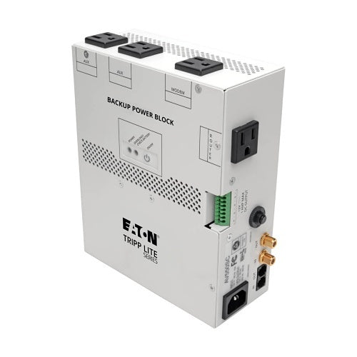 Eaton Tripp Lite AV550SC Structured Wiring UPS Power Block 550VA
Backup power block with multiple outlets and connectors on a white background