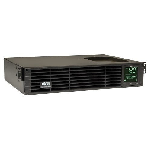 Eaton Tripp Lite SMART1500RM2U 2U Rackmount Sine Wave UPS 1500VA
Rack-mounted server or data center equipment with digital display on a white background