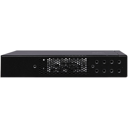 Araknis Networks AN-220-RT Single-WAN Router Multi-Gigabit VPN
Black electronic device with a textured surface on a white background