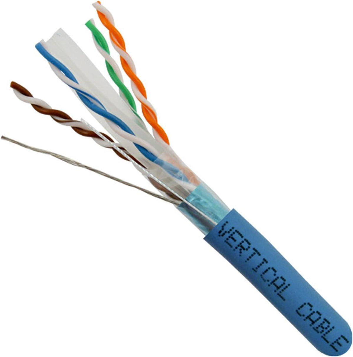 Vertical Cable 062-504/S/BL CAT6 Shielded F/UTP Cable 1000ft Blue Main
