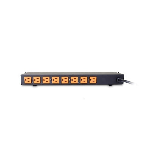 WattBox WB-100-RSW-8 Rack Power Distribution Strip 8 Switches Back 1