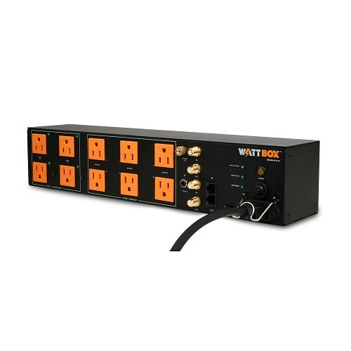 WattBox WB-600-VCE-10 Rack 10-Outlet AV Power Conditioner Front Side Angle