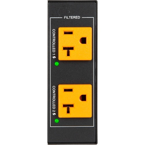 WattBox WB-820-IPVM-2 Smart Compact IP Power Conditioner 2-Outlet Front 1