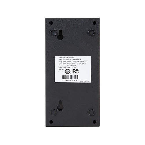 WattBox WB-OVRC-UPS-350-6 350VA UPS Smart Homes Compact 6-Outlet Bottom