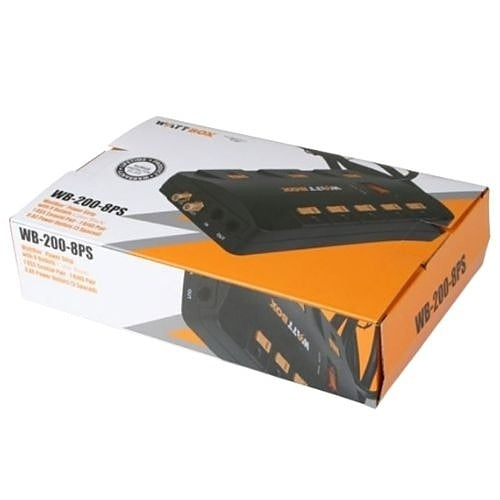 WattBox WB-200-8PS 8-Outlet Coax Ethernet Surge Protector in the box