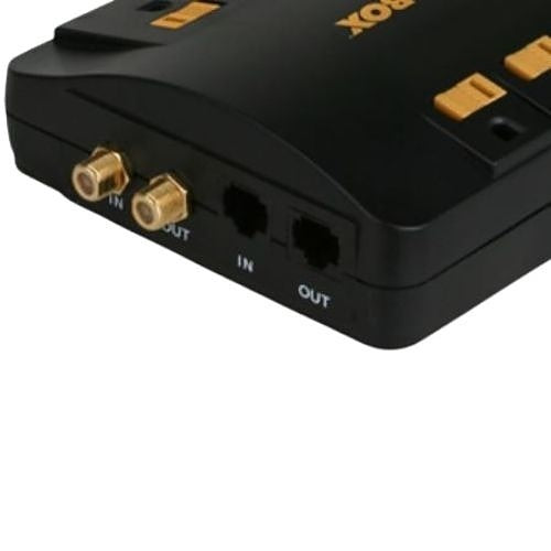 WattBox WB-200-8PS 8-Outlet Coax Ethernet Surge Protector Connections