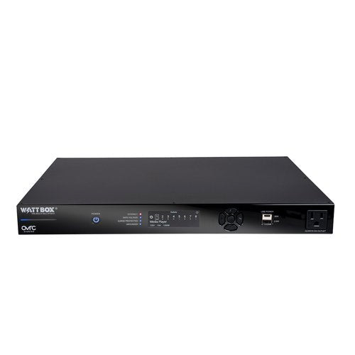 WattBox WB-900CH-SEC-IPVM-8 8-Outlet IP Power Conditioner Front view