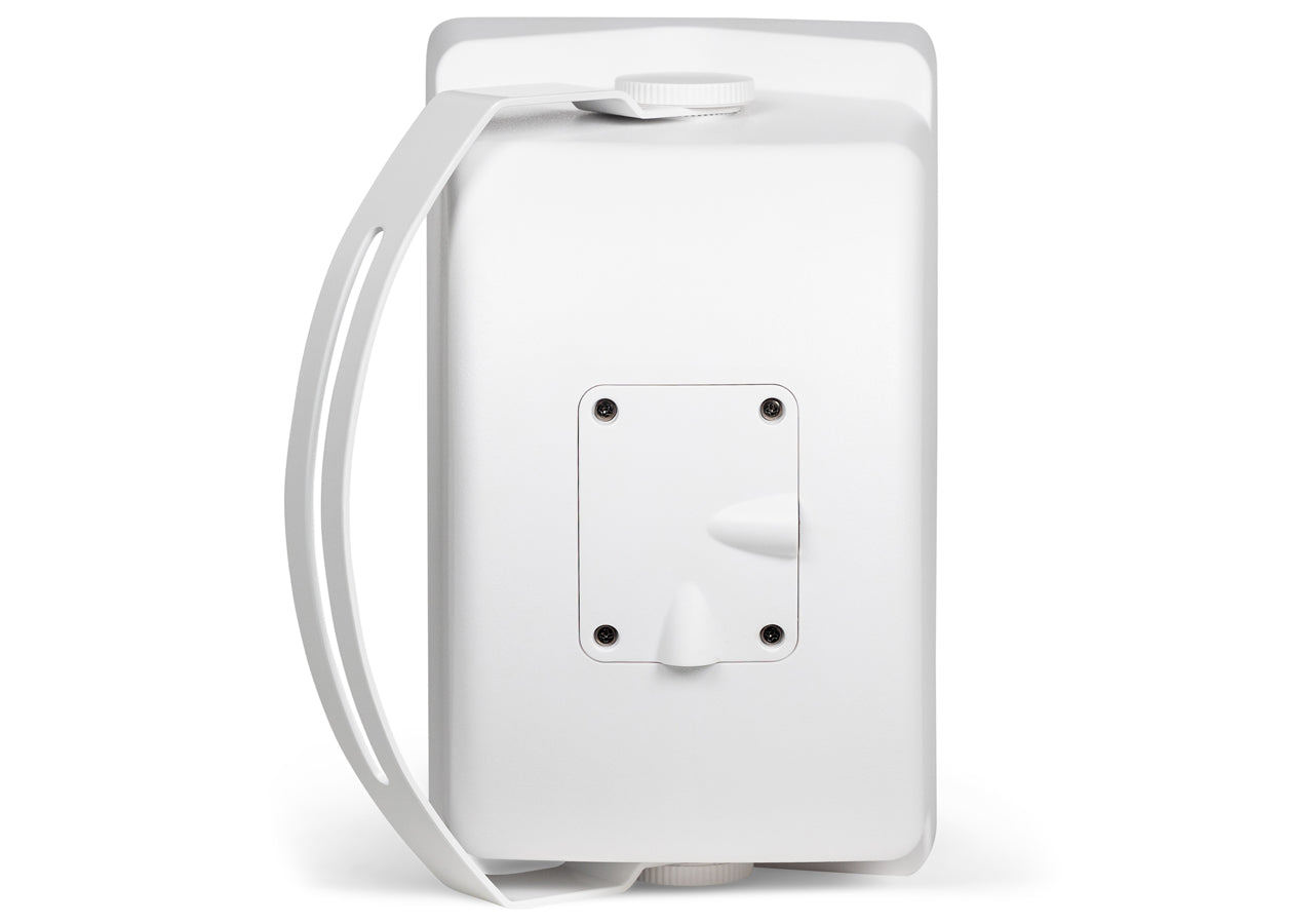 Pure Resonance Audio S6 All-Weather 6.5 Inch Surface Speaker 70V Back Vertical White