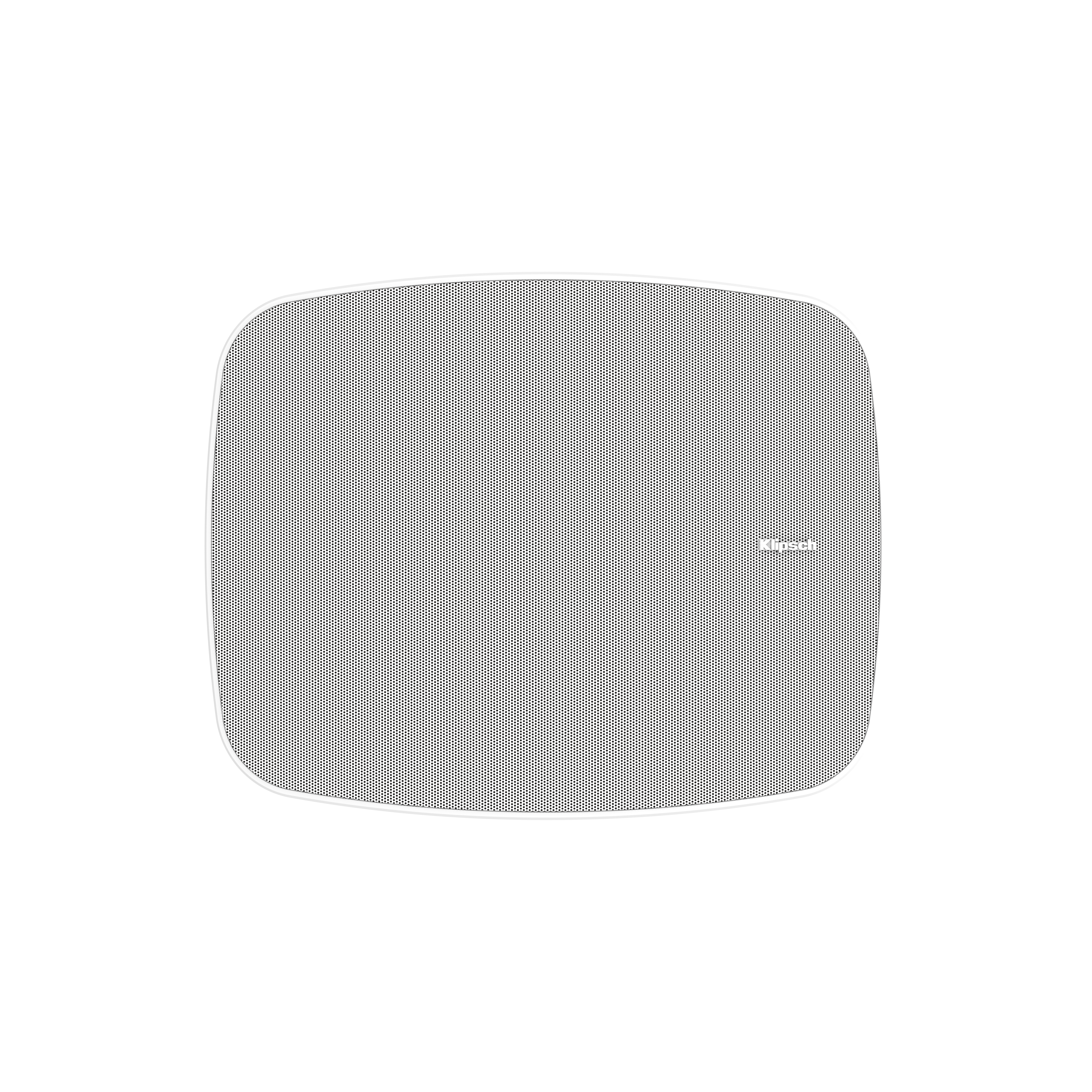 Klipsch RSM-525 5.25 Inch Indoor Outdoor Compact Speaker Pair
White speaker grille with Klipsch logo on a white background