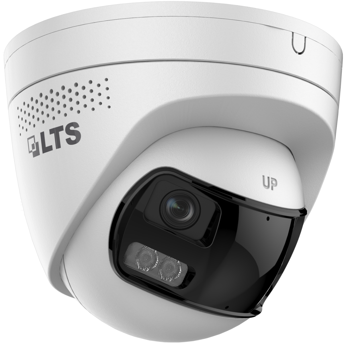 LTS LTCMIP398PW-2SDL 8MP Panoramic Active Turret Security Camera
White LTS security camera on a white background